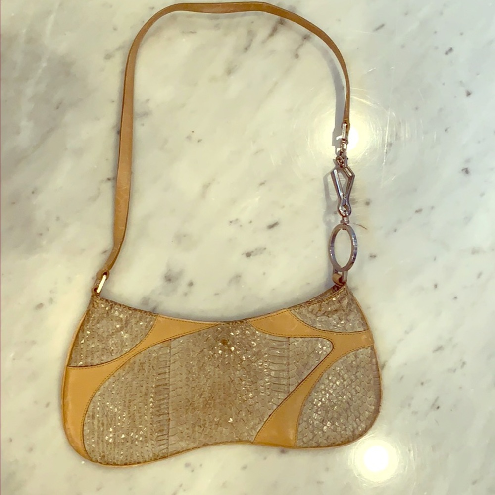 Prada 2000 light blu snake skin
